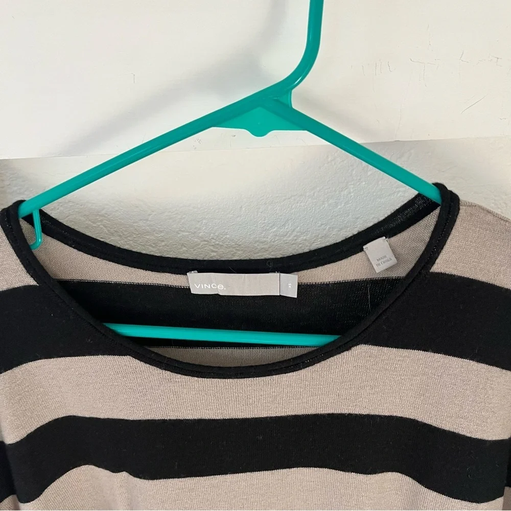 Vince Women's XS Cashmere/Wool Striped Sweater.